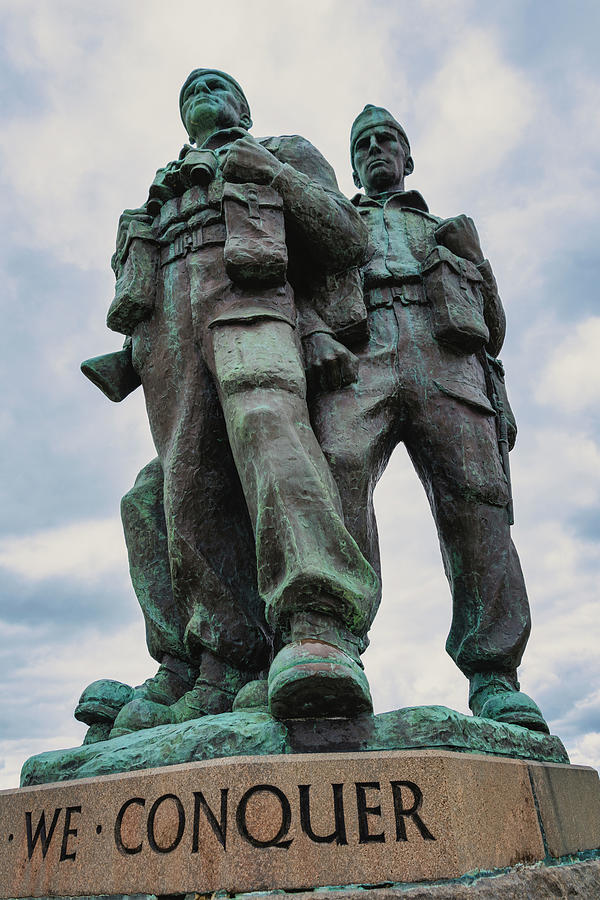 Commando memorial colour Photograph by Steev Stamford
