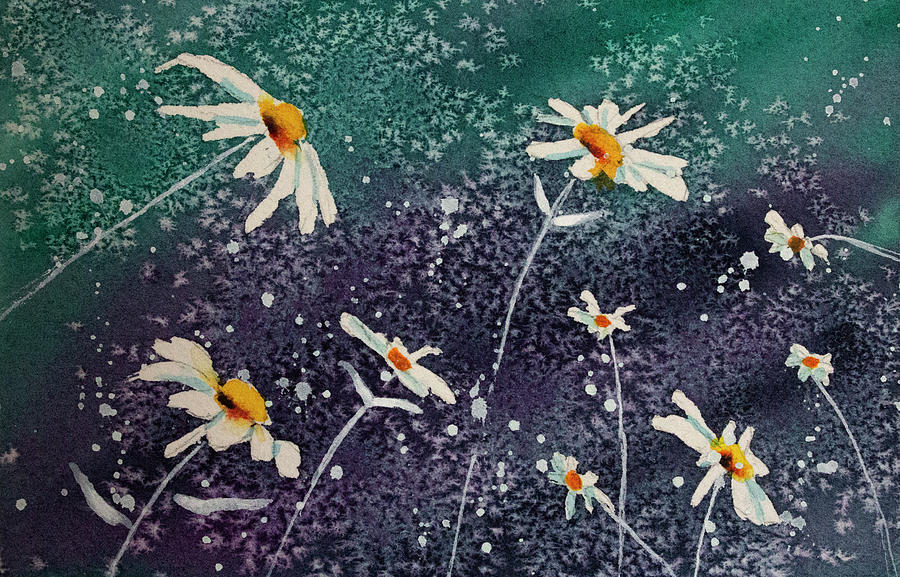 Common Daisies Painting