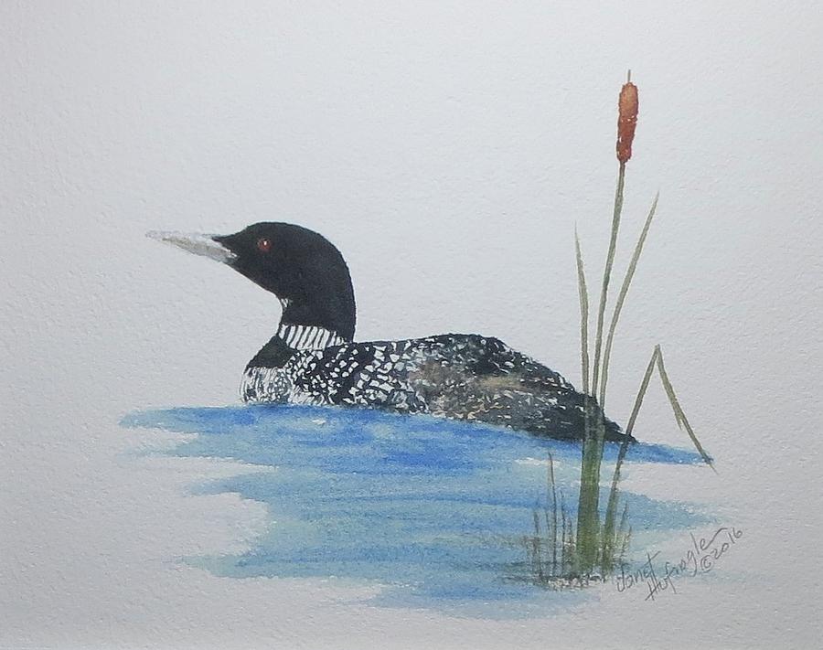 common loon painting