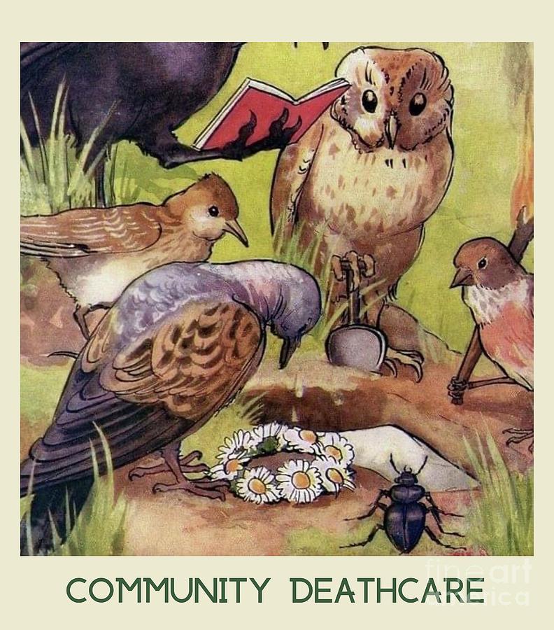 Community deathcare  Digital Art by Nicola Finch