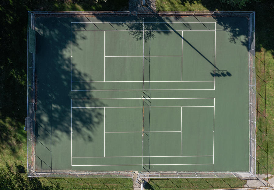 Community Tennis Courts Photograph