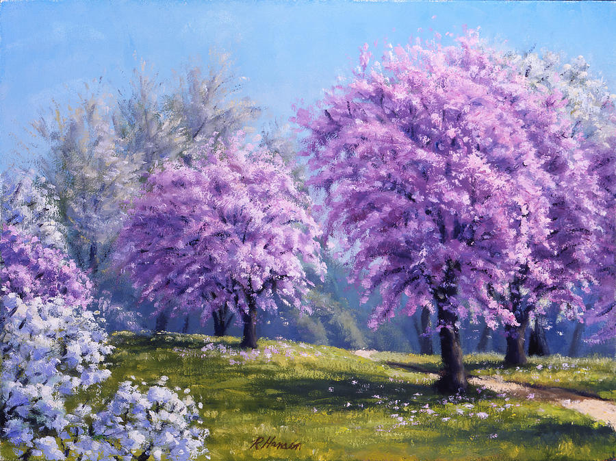 Como Park Blossoms Painting by Rick Hansen