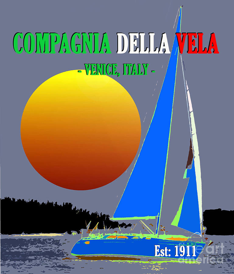 Compagnia Della Vela 1911 Mixed Media by David Lee Thompson