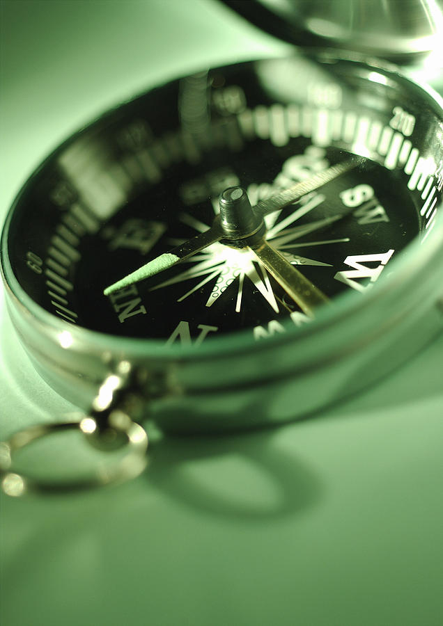 Compass, close-up. Photograph by Laurent Hamels