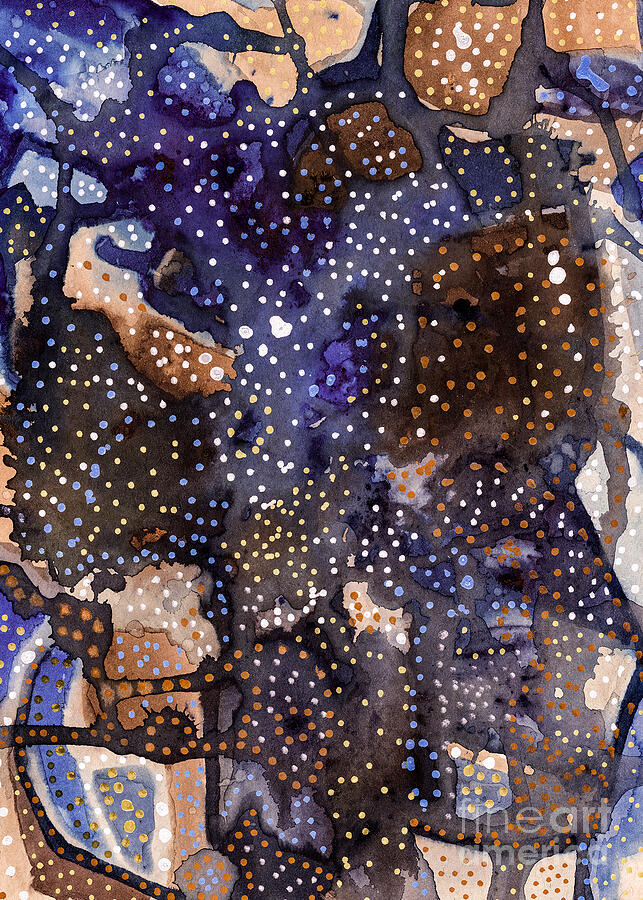 Abstract Painting - Complementary Colors Abstract by Laura L Leatherwood Abstract Painting - Complementary Colors Abstract by Laura L Leatherwood