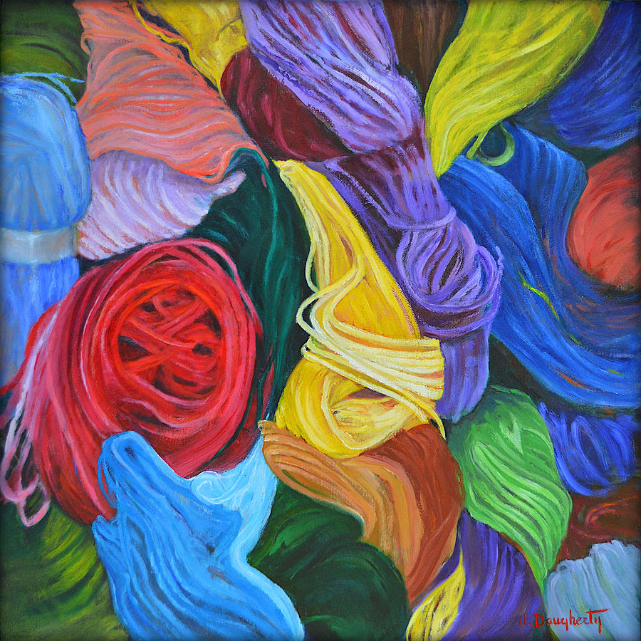 Complexity Painting by Jacqueline L Daugherty