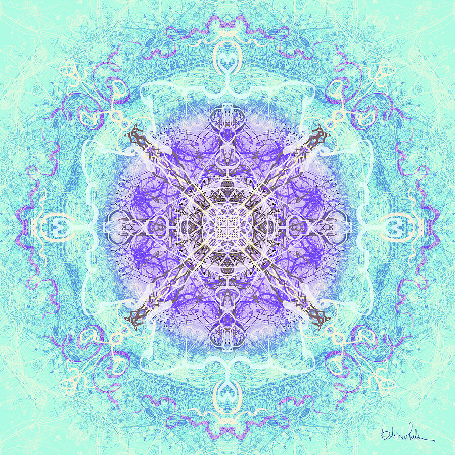 Complexity of Life Mandala Digital Art by Debra Whelan - Fine Art America