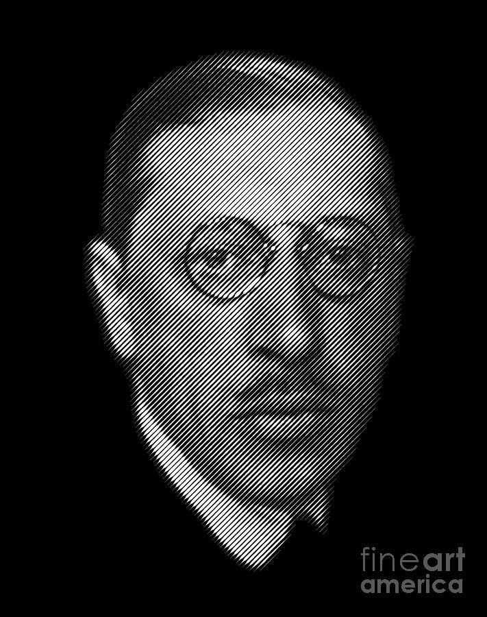 composer  Igor Stravinsky  Digital Art by Cu Biz