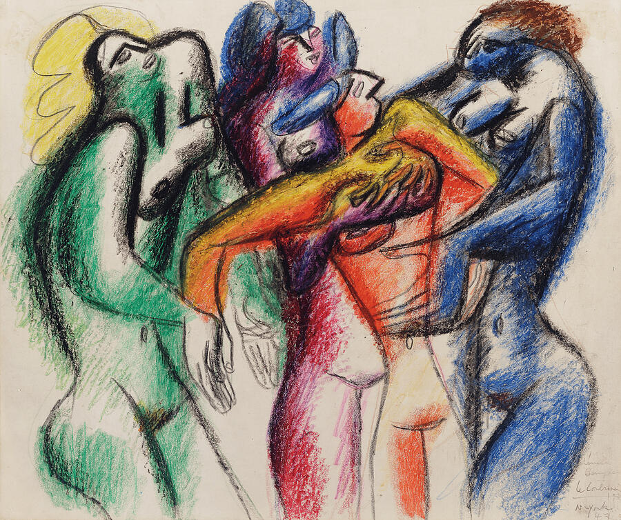 Composicao com figuras - Le Corbusier Digital Art by Samuel HUYNH