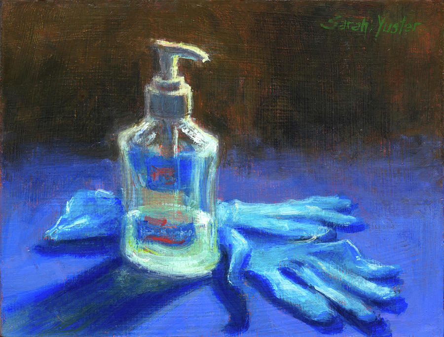 Composition In Blue Minor Painting