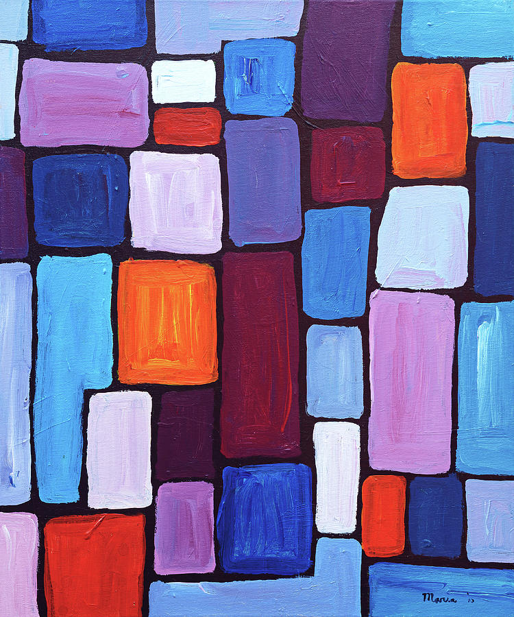 Composition Painting by Maria Meester