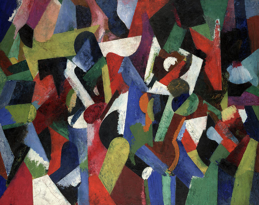 Composition V, 1916 Painting by Patrick Henry Bruce