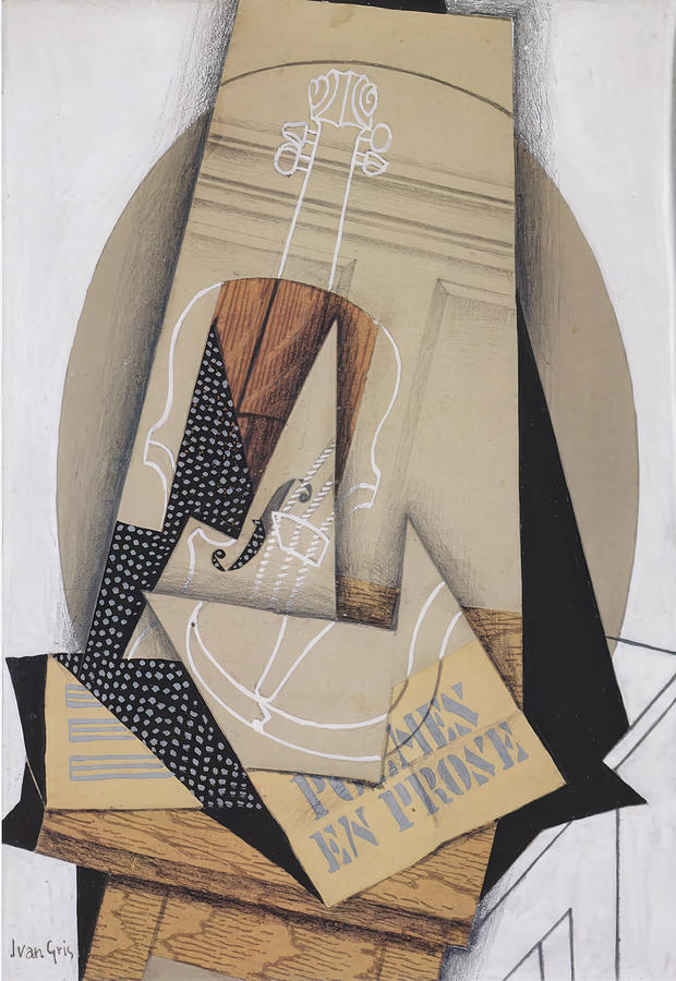 Composition with violin 1915 Painting by Juan Gris - Fine Art America