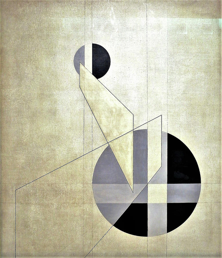 Surrealism Painting - composizione A.XX - Digital Remastered Edition by Laszlo Moholy-Nagy
