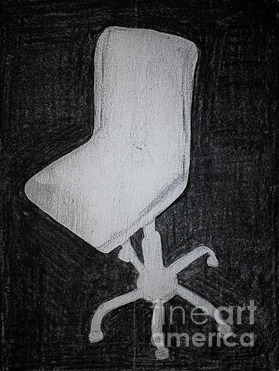 Computer Chair Drawing by Nicole Robles