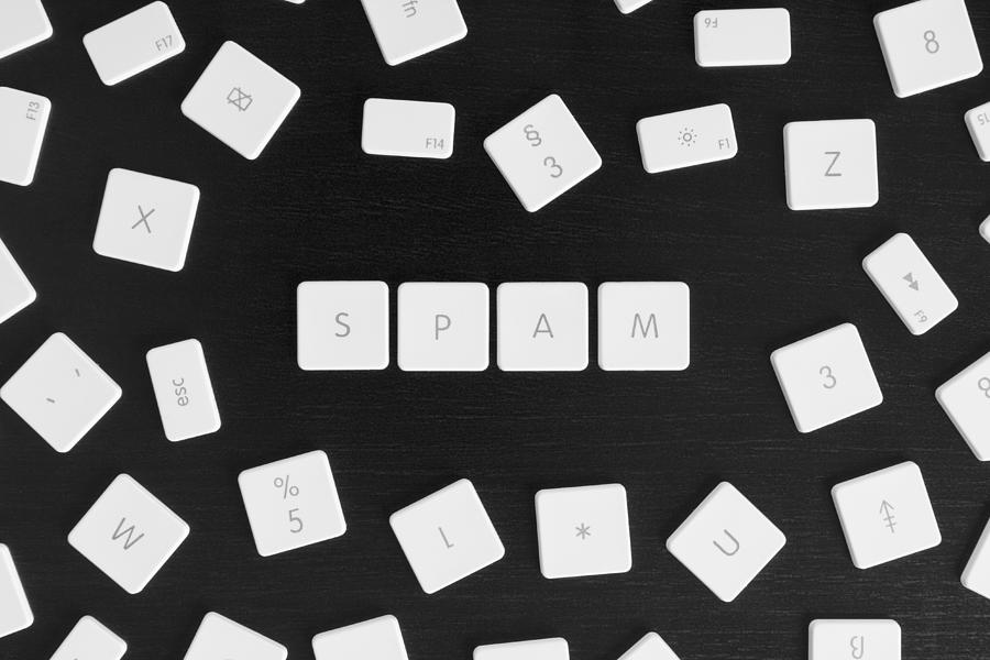 Computer keys spelling the word SPAM Photograph by Epoxydude