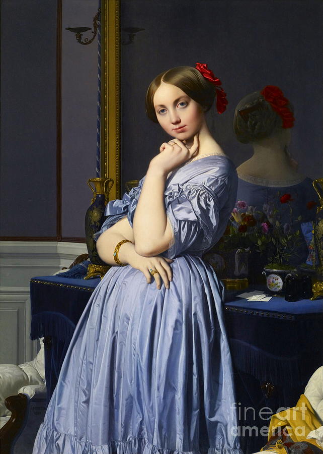 Comtesse de Haussonville Painting by Jean-Auguste-Dominique Ingres