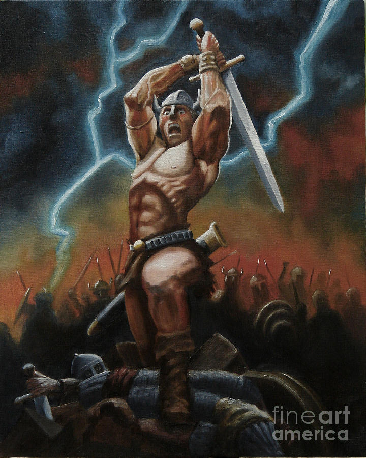Conan Painting by Ken Kvamme