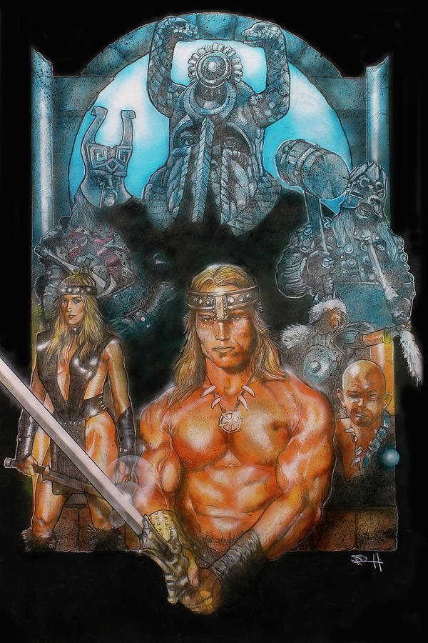 Conan the Barbarian Painting by Sean Parnell