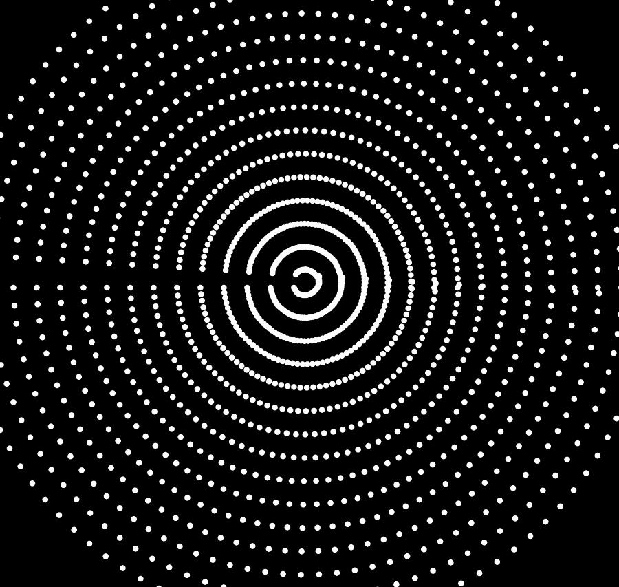 Concentric Digital Art by Marie Jamieson