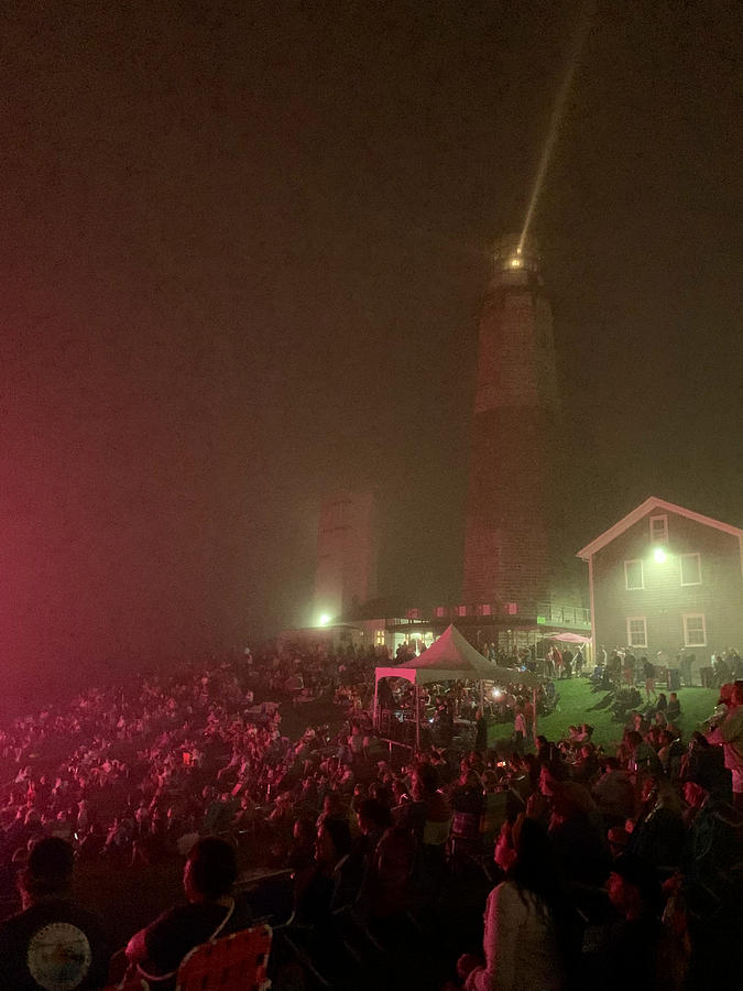 Concert at the Montauk Lighthouse Photograph by Breton Worthington