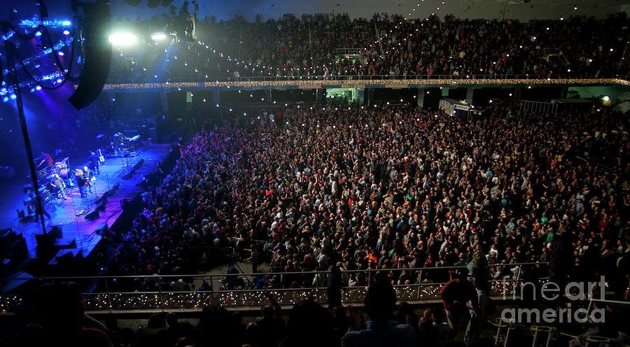 Concert Crowd at Asheville Civic Center Arena Photograph by David Oppenheimer