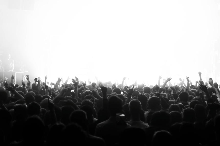 Concert crowd Poster tumblr Painting by Alexander Lauren - Pixels