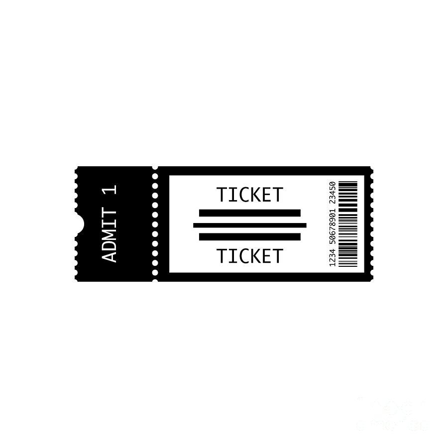 Concert Ticket Digital Art