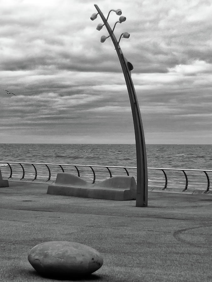 Concrete Coastline - Blackpool Photograph by Philip Openshaw