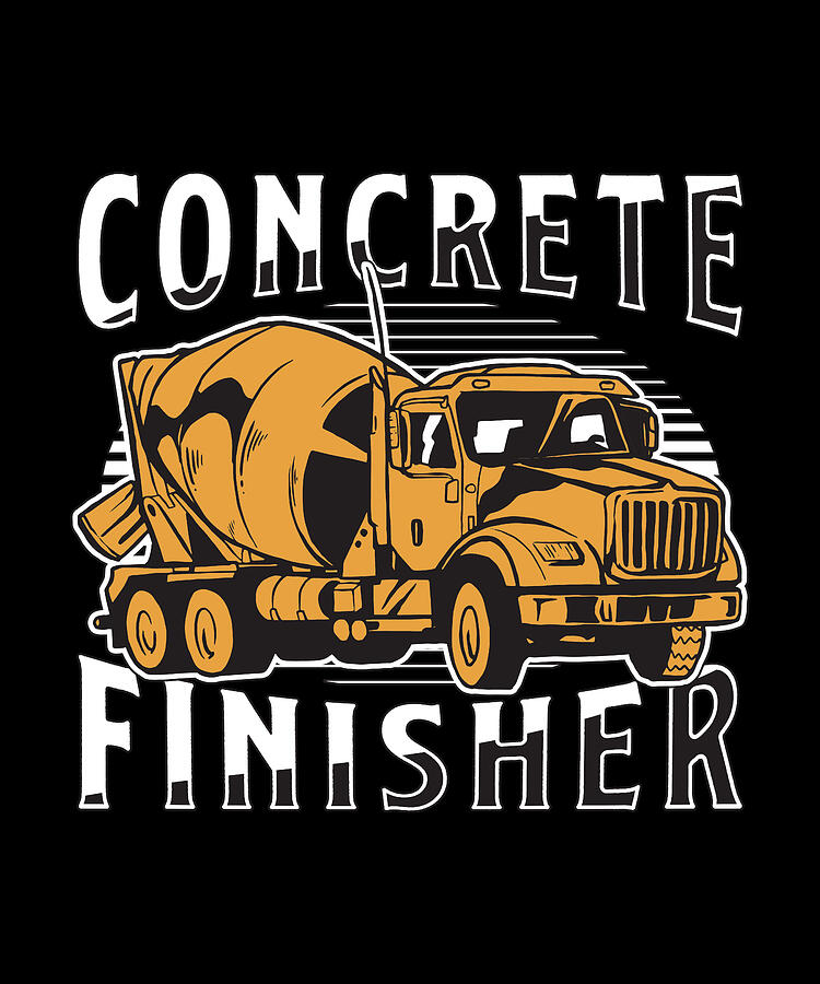 Vintage Digital Art - Concrete Finisher Construction Worker Cement Mason by TShirtCONCEPTS Marvin Poppe