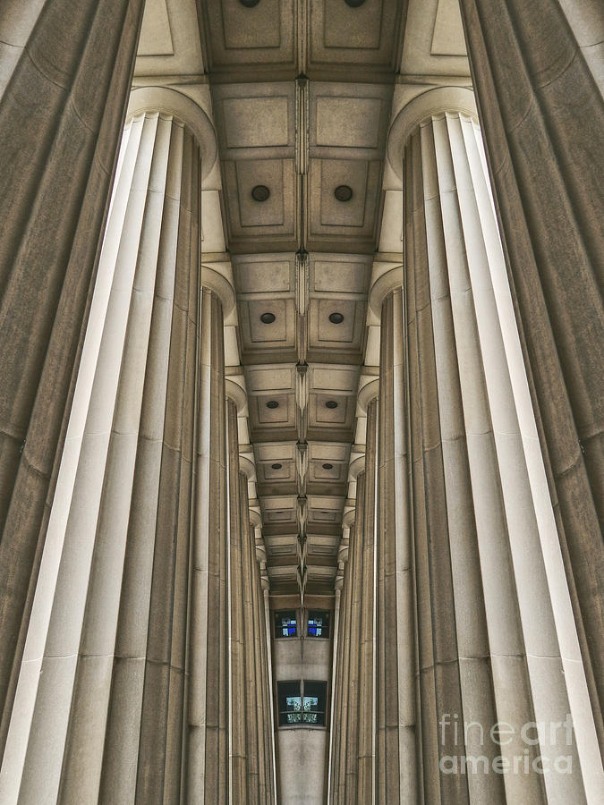 Concrete Pillars Digital Art by Phil Perkins