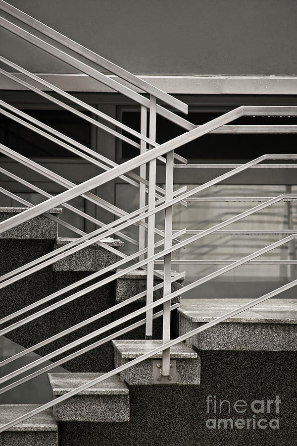 Concrete stairs Photograph by Mendelex Photography