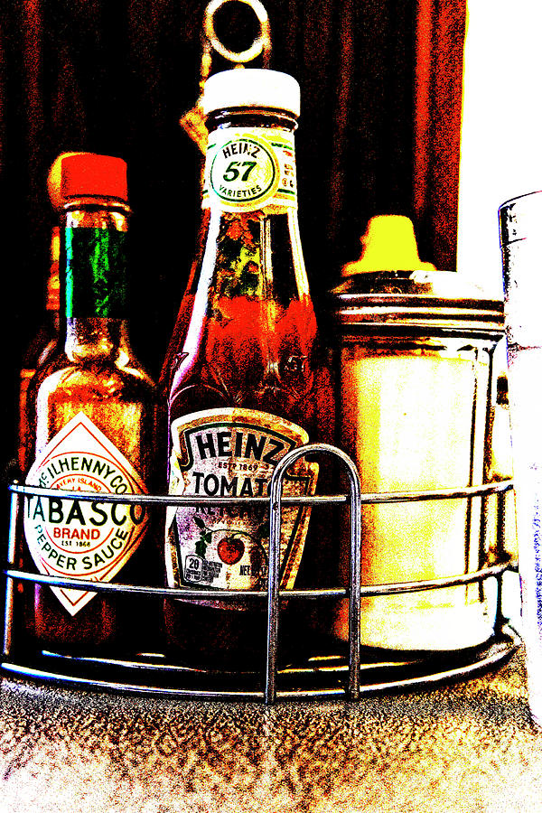 Condiments Contained  Photograph by Cathy Anderson