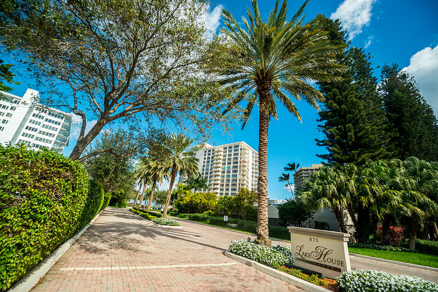 Condominium complex in Boca Raton, Florida Photograph by Anouchka