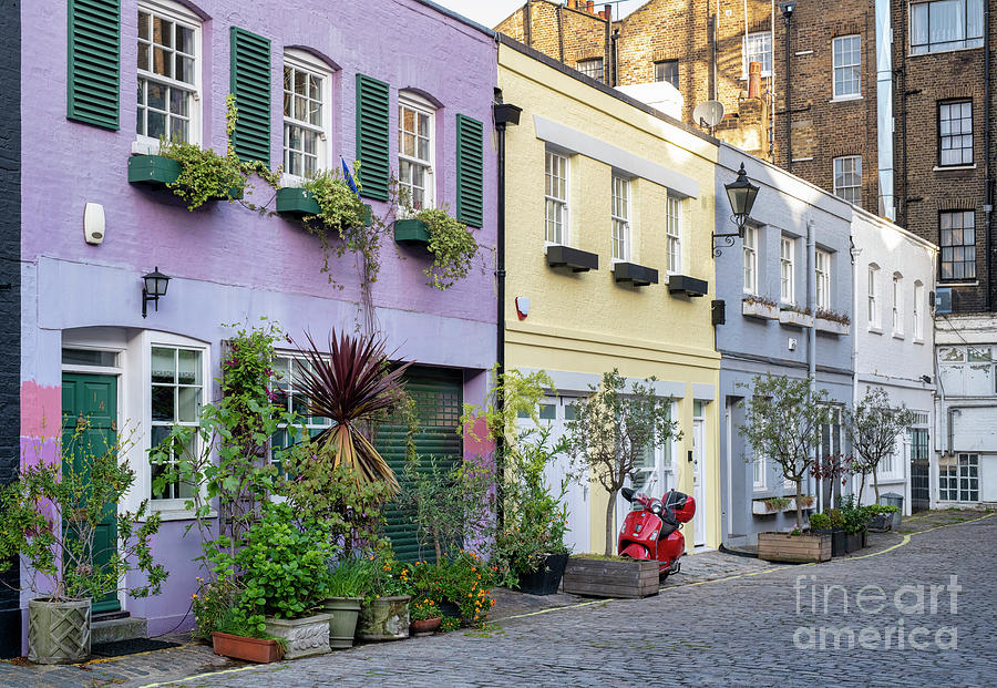 Conduit mews Bayswater London England Photograph by Tim Gainey