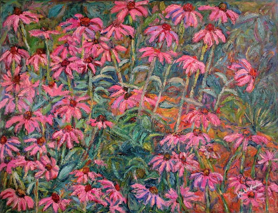 Coneflowers Painting by Kendall Kessler