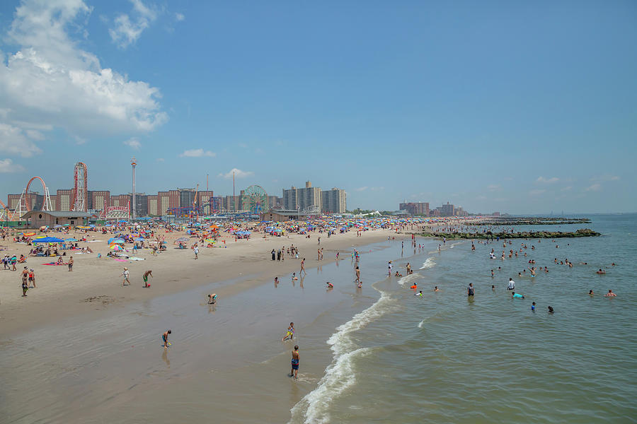 Coney Island Beach 2020 Photograph by Cate Franklyn
