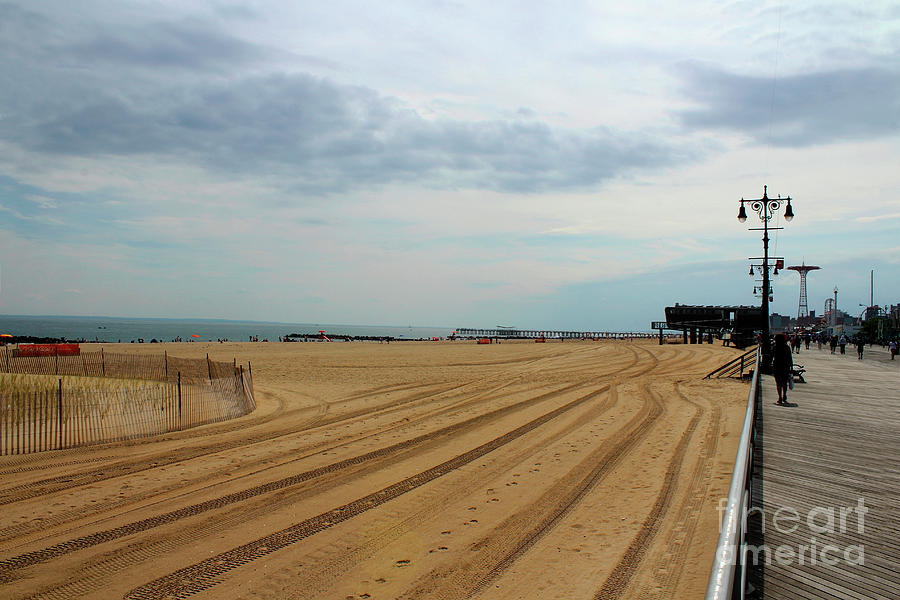 Coney Island Beach - Study IV Photograph by Doc Braham
