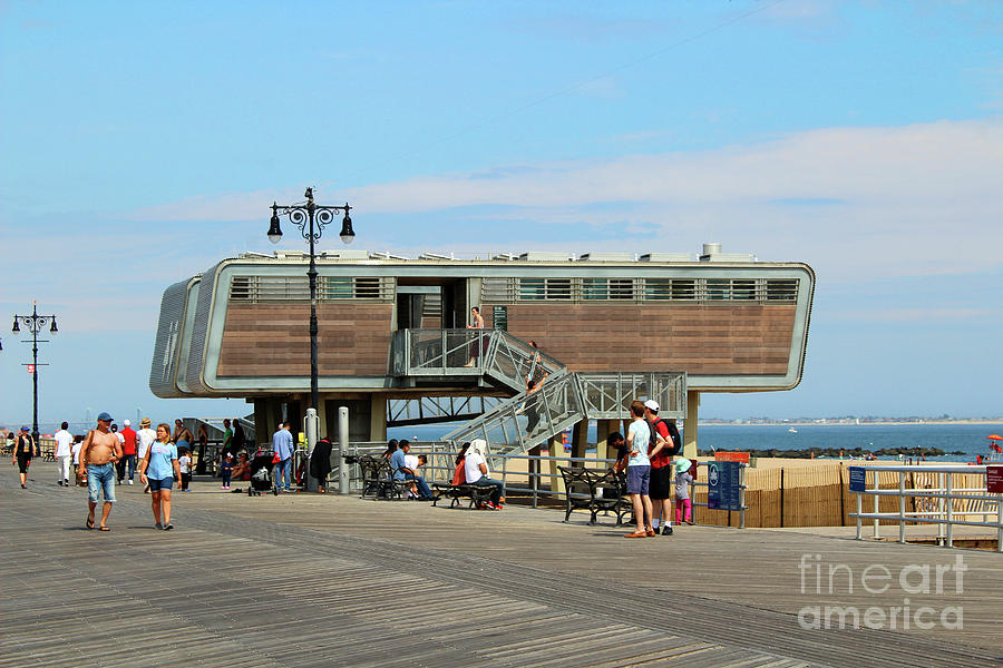 Coney Island Boardwalk - Study II Photograph by Doc Braham