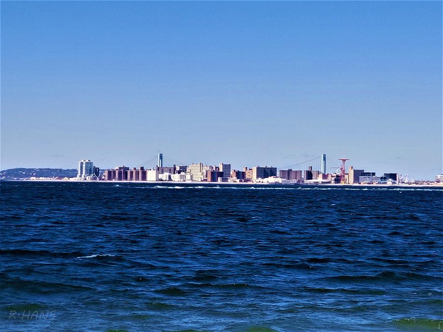 Coney Island  Brooklyn From Rockaway Queens Photograph by Rob Hans