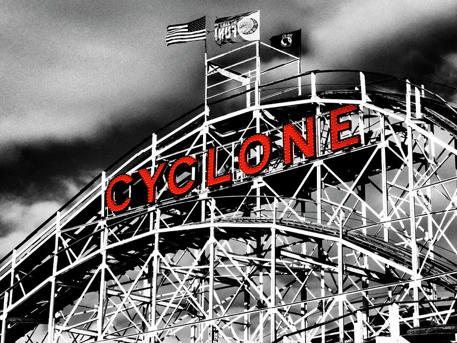 Coney Island Cyclone Photograph by Dominic Piperata