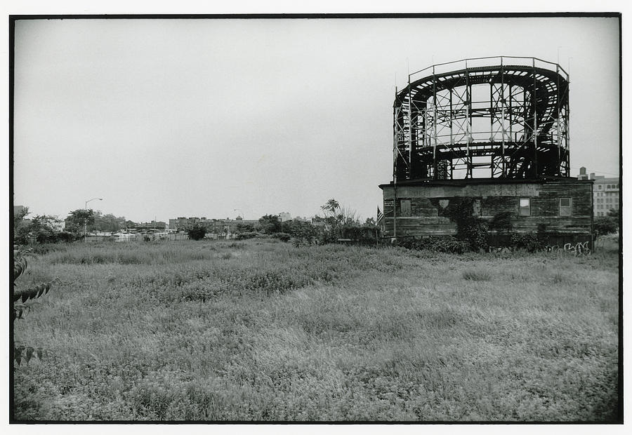 Coney Island - Old Wooden Roller Coaster Photograph by Robert Ullmann ...