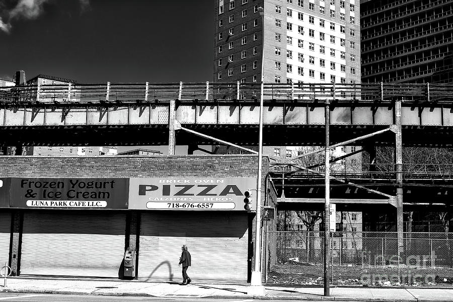 Coney Island Pizza in Brooklyn Photograph by John Rizzuto