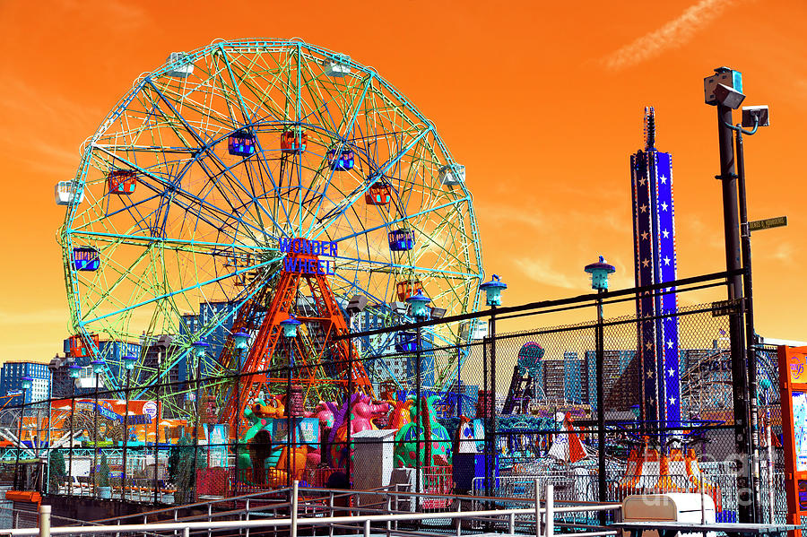 Coney Island Pop Art in Brooklyn Photograph by John Rizzuto