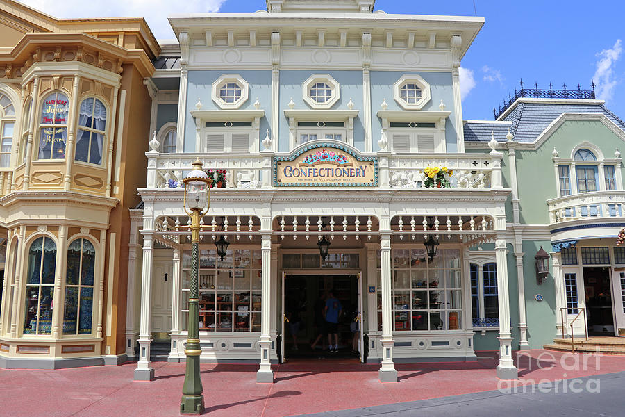 Confectionery Store on Main Street Magic Kingdom 2438 Photograph by Jack Schultz
