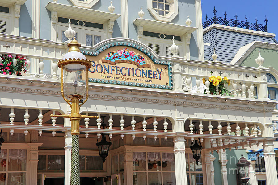 Confectionery Store on Main Street Magic Kingdom 2442 Photograph by Jack Schultz