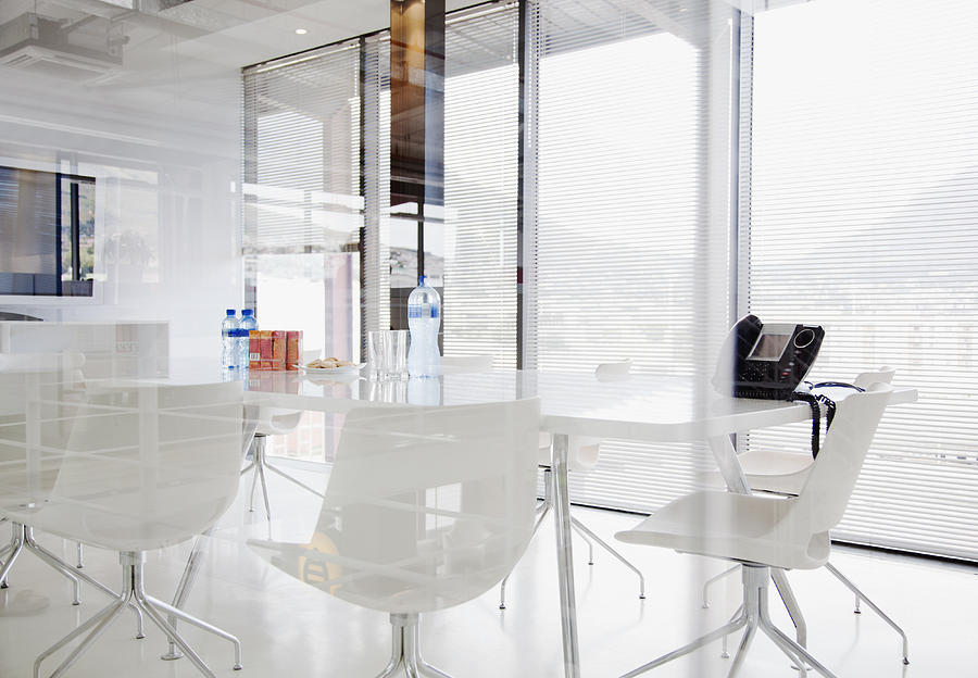 Conference room in modern office Photograph by Martin Barraud