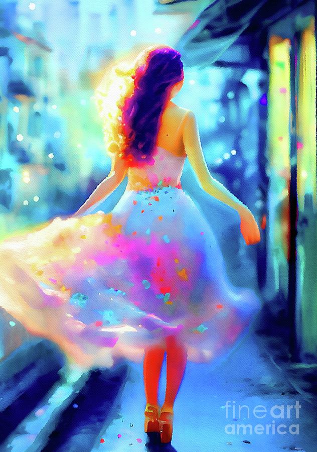 Confetti Dress Digital Art by Lauries Intuitive