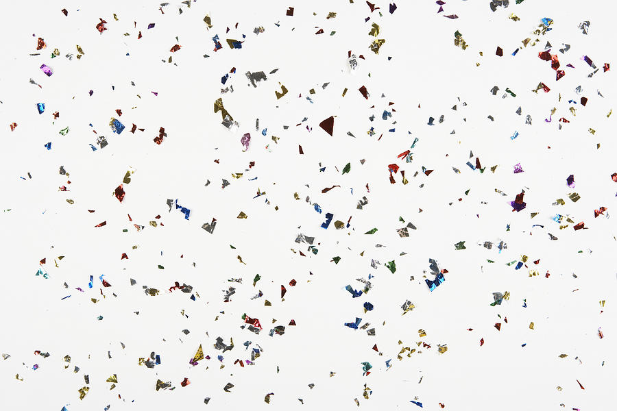 Confetti, full frame Photograph by Thomas Northcut