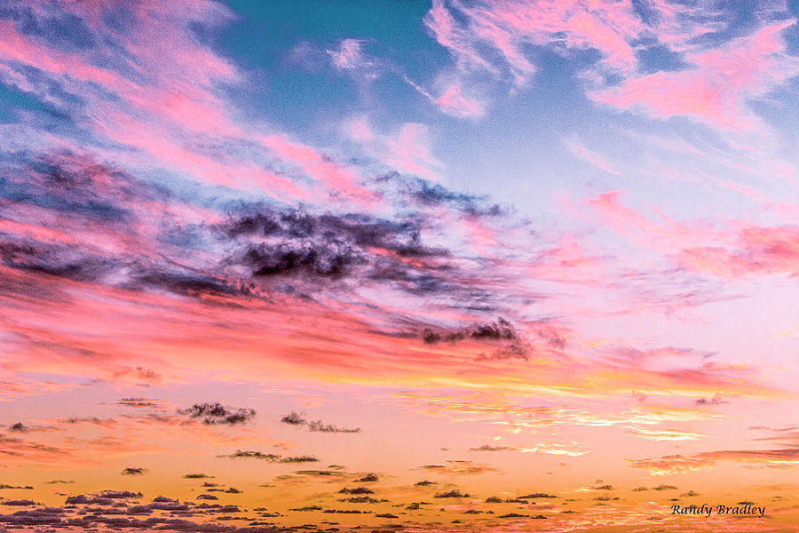 Confetti Sunset  Photograph by Randy Bradley